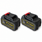 Two FLEIGIN rechargeable batteries included with the snow shovel kit